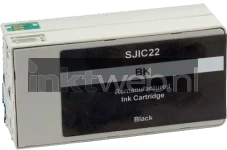 Huismerk Epson SJIC22PBK zwart (Huismerk (remanufactured))