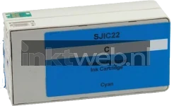 Huismerk Epson SJIC22PC cyaan (Huismerk (remanufactured))
