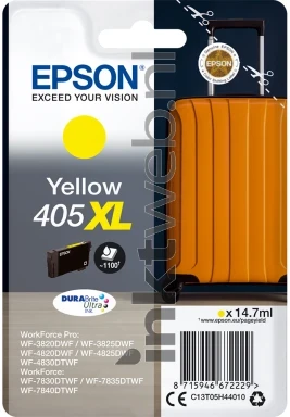 Epson 405XL geel Front box