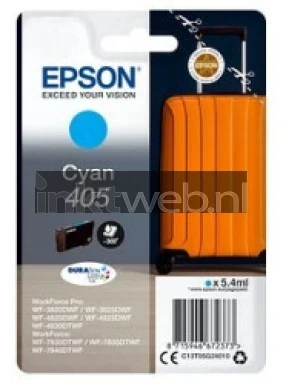 Epson 405 cyaan Front box