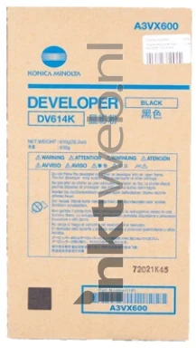 Konica Minolta DV-614K zwart Front box