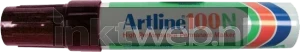 Artline Permanent marker Artline 100, beitelvormige punt 12-Pack zwart Product only