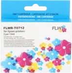 FLWR Epson T0712 cyaan (Compatible XXL)