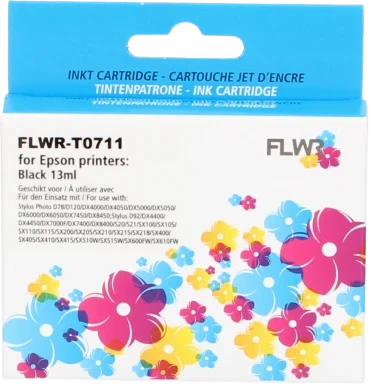FLWR Epson T0711 zwart