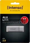 Intenso Alu Line USB-stick 32GB Zilver Front box
