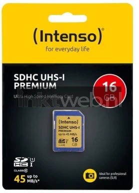 Intenso SDHC-kaart UHS-I Premium 16GB