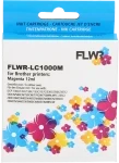 FLWR Brother LC-970M / LC-1000M magenta (Huismerk (compatible))