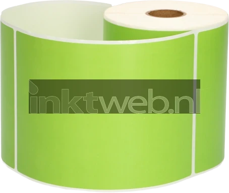 FLWR Zebra verzendetiketten 102 mm x 150 mm  groen