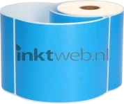Huismerk Zebra verzendetiketten 102x150 blauw Product only