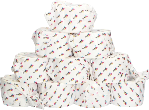 Huismerk Zebra thermische etiketten 10-Pack 70 mm x 50 mm  wit