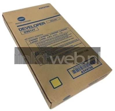 Konica Minolta DV-614Y geel Front box