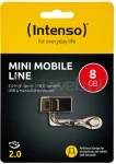 Intenso Mini Mobile Line 8GB zwart Front box