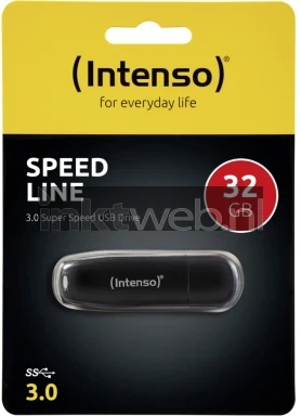 Intenso Speed Line USB flash drive 32GB zwart Front box