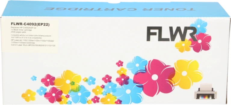 FLWR Canon EP-22 zwart Front box