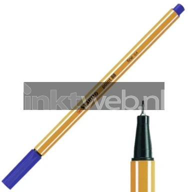 Stabilo point 88 fineliner blauw