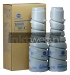 Konica Minolta TN-114 2Pack zwart Combined box and product