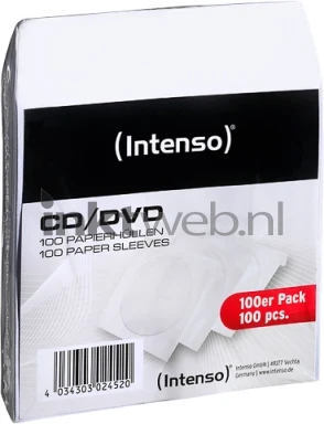Intenso CD DVD PAPER SLEEVES wit Front box