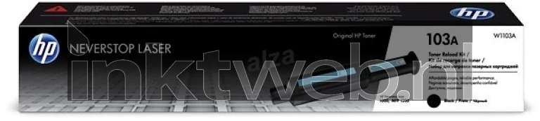 HP 103A zwart Combined box and product