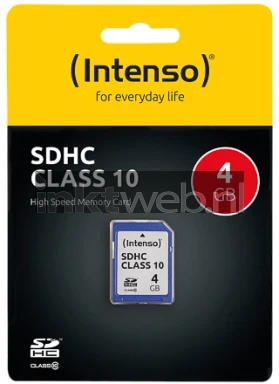 Intenso SDHC-kaart Class 10 4GB