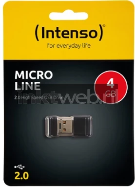 Intenso Micro Line USB Stick 4GB Front box