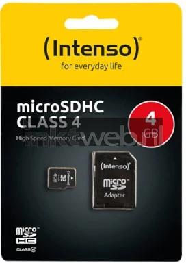 Intenso Micro SD Card 4GB