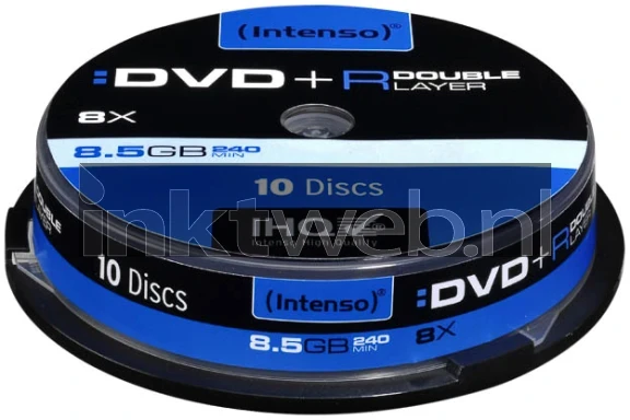 Intenso 10xDVD+R 8.5GB Front box