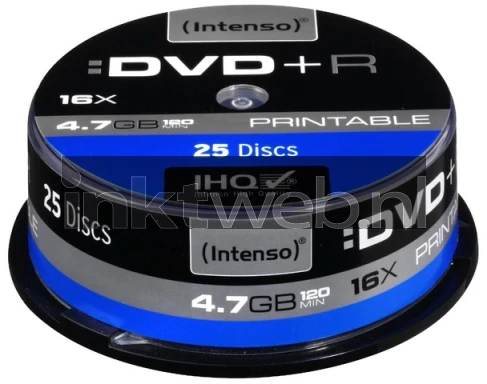 Intenso 25xDVD+RW 4.7GB Front box