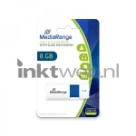 MediaRange USB flash drive 8GB color edition blauw Front box