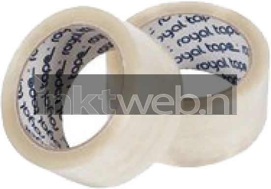 ROYAL TACK PP verpakkingsplakband 48mm x 66m 6-pack transparant