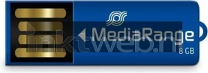 MediaRange USB nano flash drive, paper-clip stick 8GB Product only