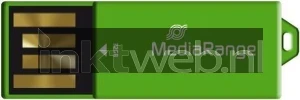 MediaRange USB nano flash drive, paper-clip stick 32GB Product only