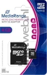MediaRange microSDHC geheugenkaart 4GB met adapter  (Origineel)