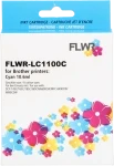 FLWR Brother LC-1100C cyaan (Huismerk (compatible))