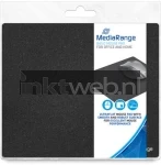 MediaRange Muismat zwart Front box