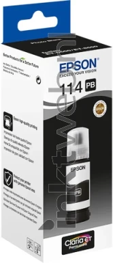 Epson 114 Inktfles foto zwart