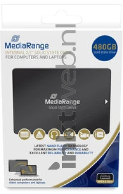 MediaRange Interne Solid State Drive 480GB zwart