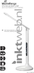 MediaRange LED Bureaulamp met LCD display Stylish Product only