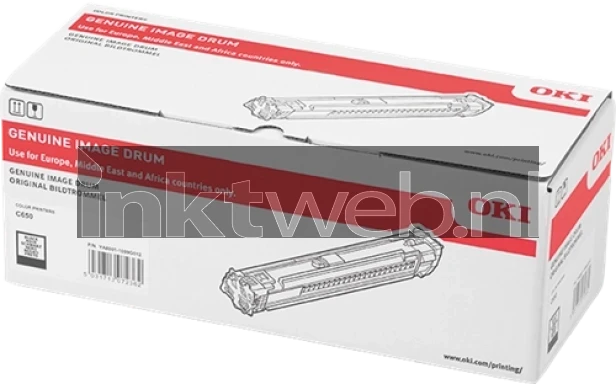 Oki C650 zwart Front box