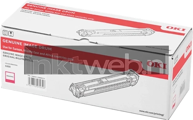 Oki C650 magenta Front box
