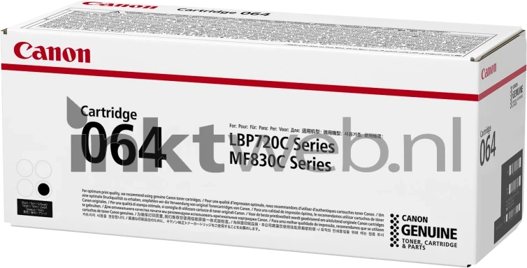 Canon 064 zwart Front box