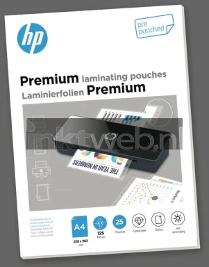 HP Premium A4 geperforeerde lamineerfolie 125 micron