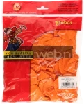 Merkloos ballonnen 100 st. oranje Front box