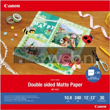 Canon  MP-101D fotopapier 30x30 Mat | 30 stuks 240 gr/m² Front box
