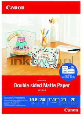 Canon  MP-101D fotopapier 18x25 Mat | 20 stuks 240 gr/m² Front box