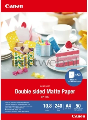 Canon  MP-101D fotopapier Mat | 50 stuks 240 gr/m² Front box