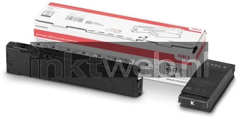 Oki C650 toner zwart Combined box and product