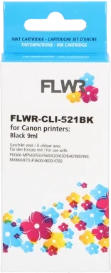 FLWR Canon CLI-521BK zwart