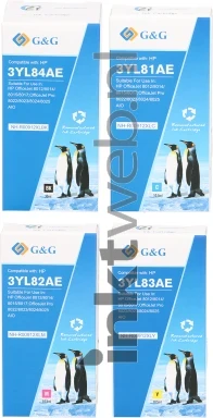 Huismerk HP 912XL 4-pack zwart en kleur Front box