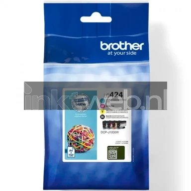 Brother LC-424 4-pack zwart en kleur