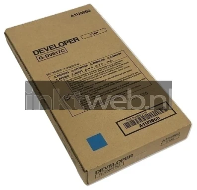 Konica Minolta DV-617C cyaan Front box